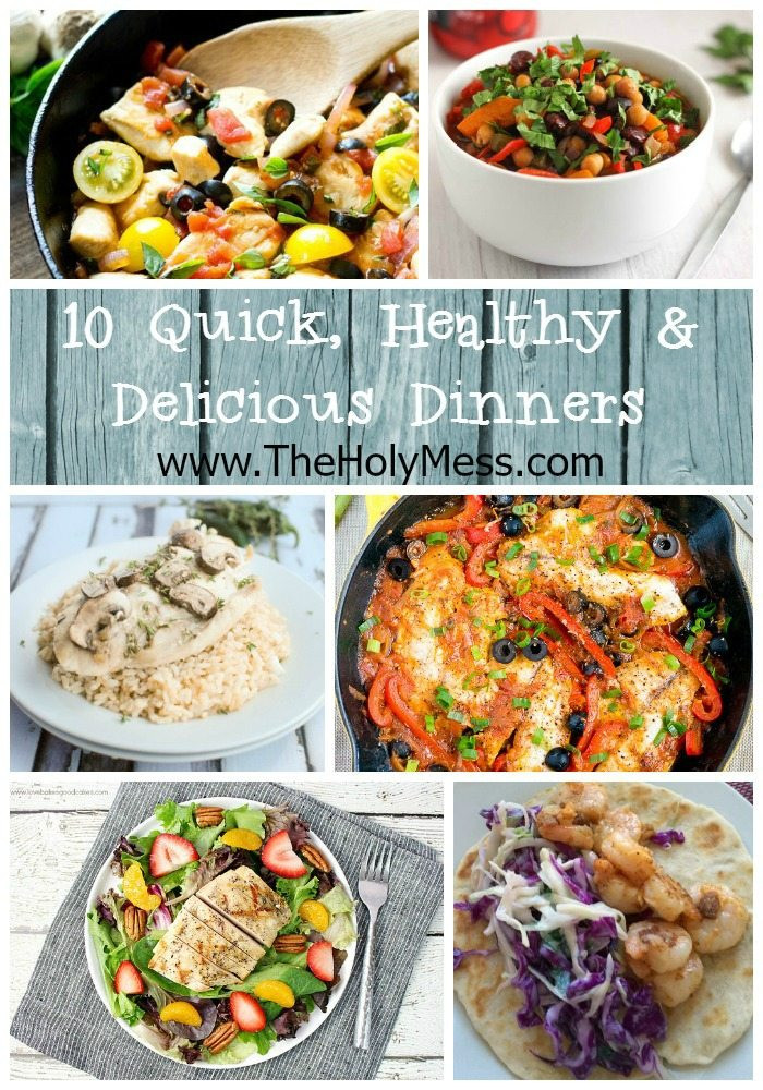 Quick Healthy Dinner Ideas
 10 Quick and Healthy Family Dinner Ideas The Holy Mess
