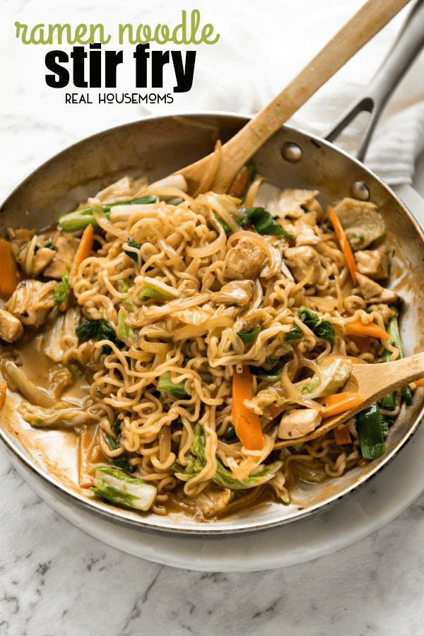 Quick Noodles Recipes
 Ramen Noodle Stir Fry ⋆ Real Housemoms