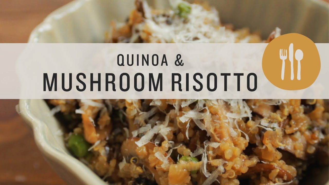 Quinoa And Mushrooms
 Quinoa and Mushroom Risotto Superfoods