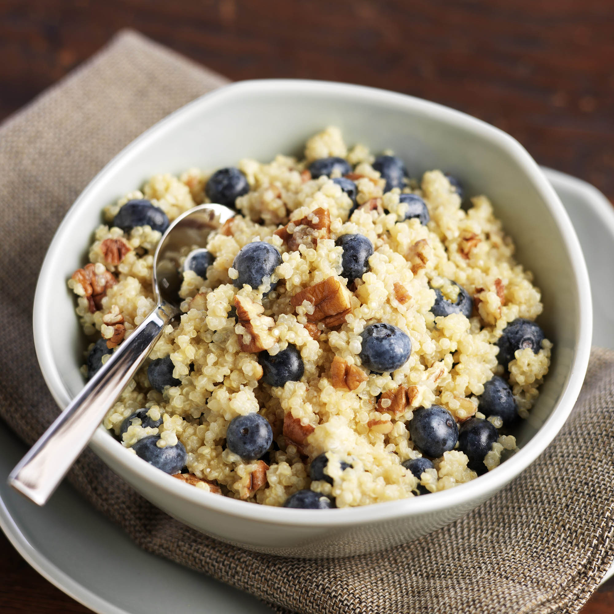 Quinoa Breakfast Recipe
 Blueberry Quinoa Breakfast Cereal