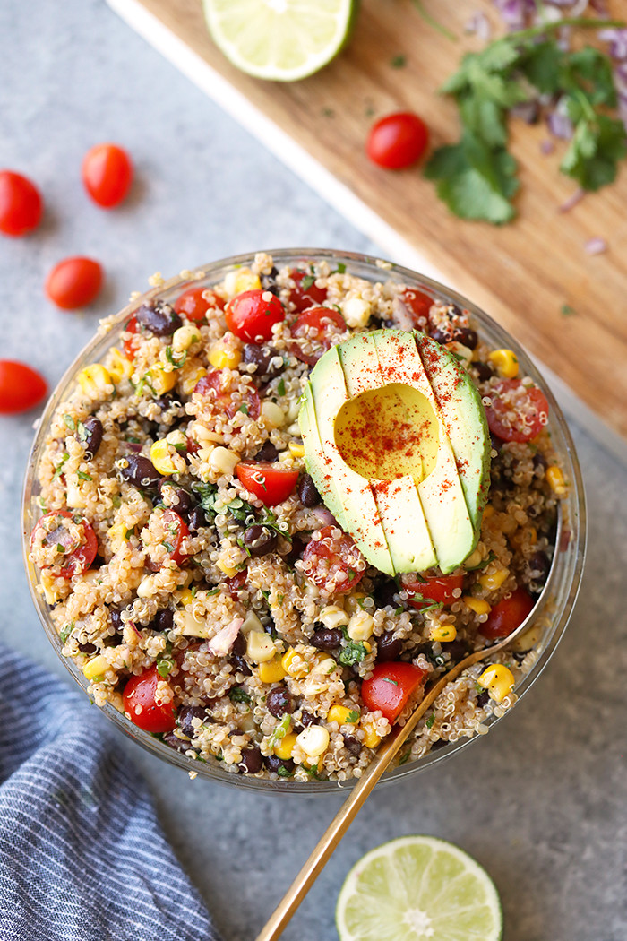 Quinoa Recipes Vegan
 Mexican Quinoa Salad Recipe vegan Fit Foo Finds