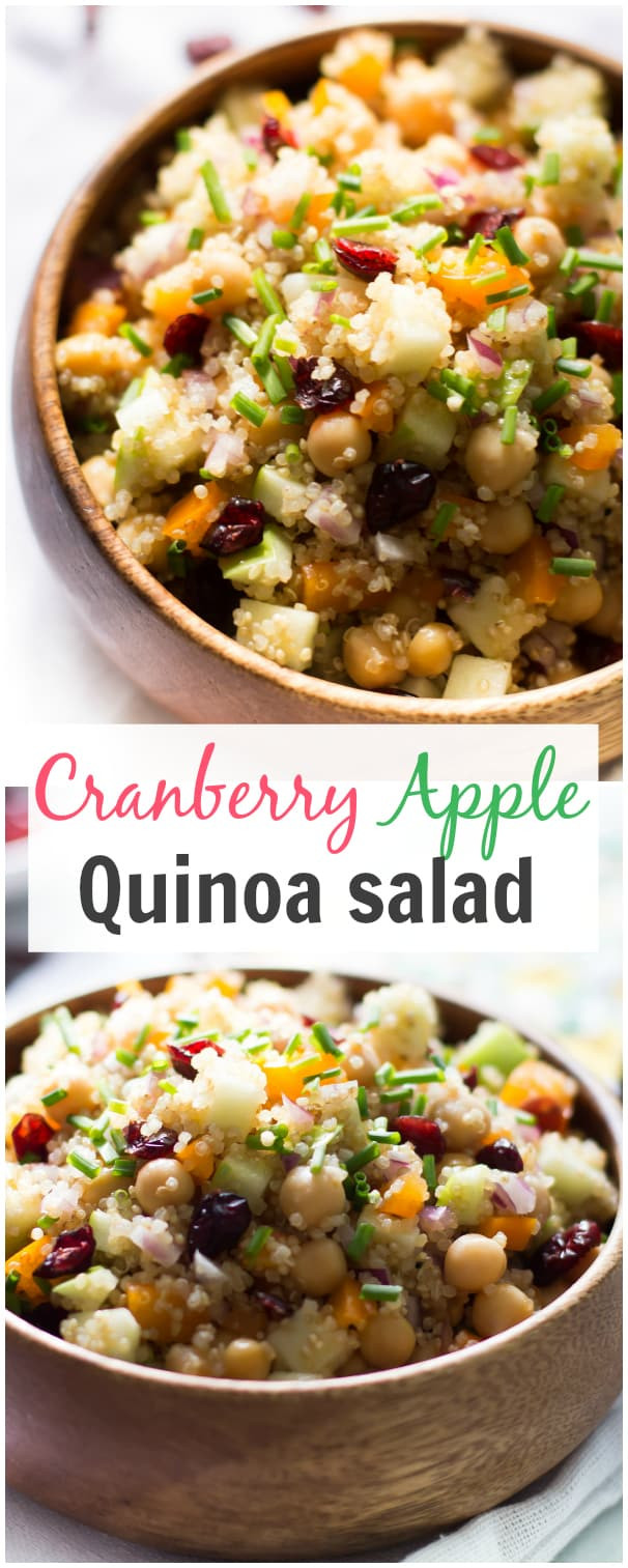 Quinoa Salad Cranberry
 Cranberry Apple Quinoa Salad Primavera Kitchen