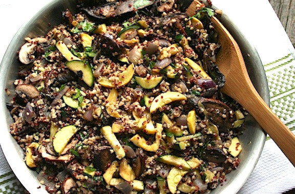 Quinoa With Mushrooms
 8 Delectable Vegan Mushroom Recipes