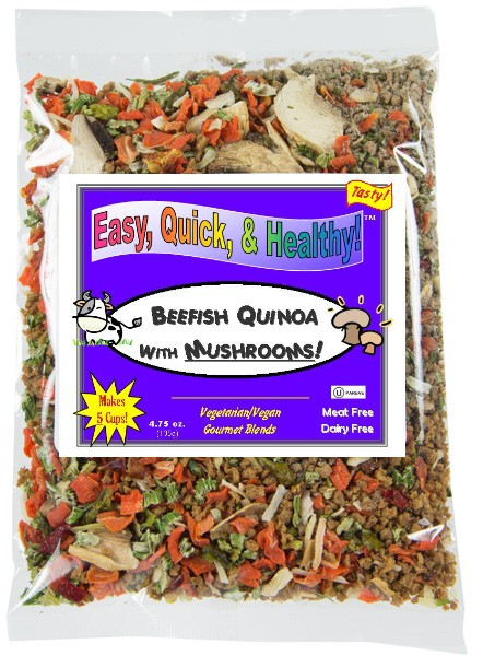Quinoa With Mushrooms
 Beefish Quinoa with Mushrooms 4 65 oz
