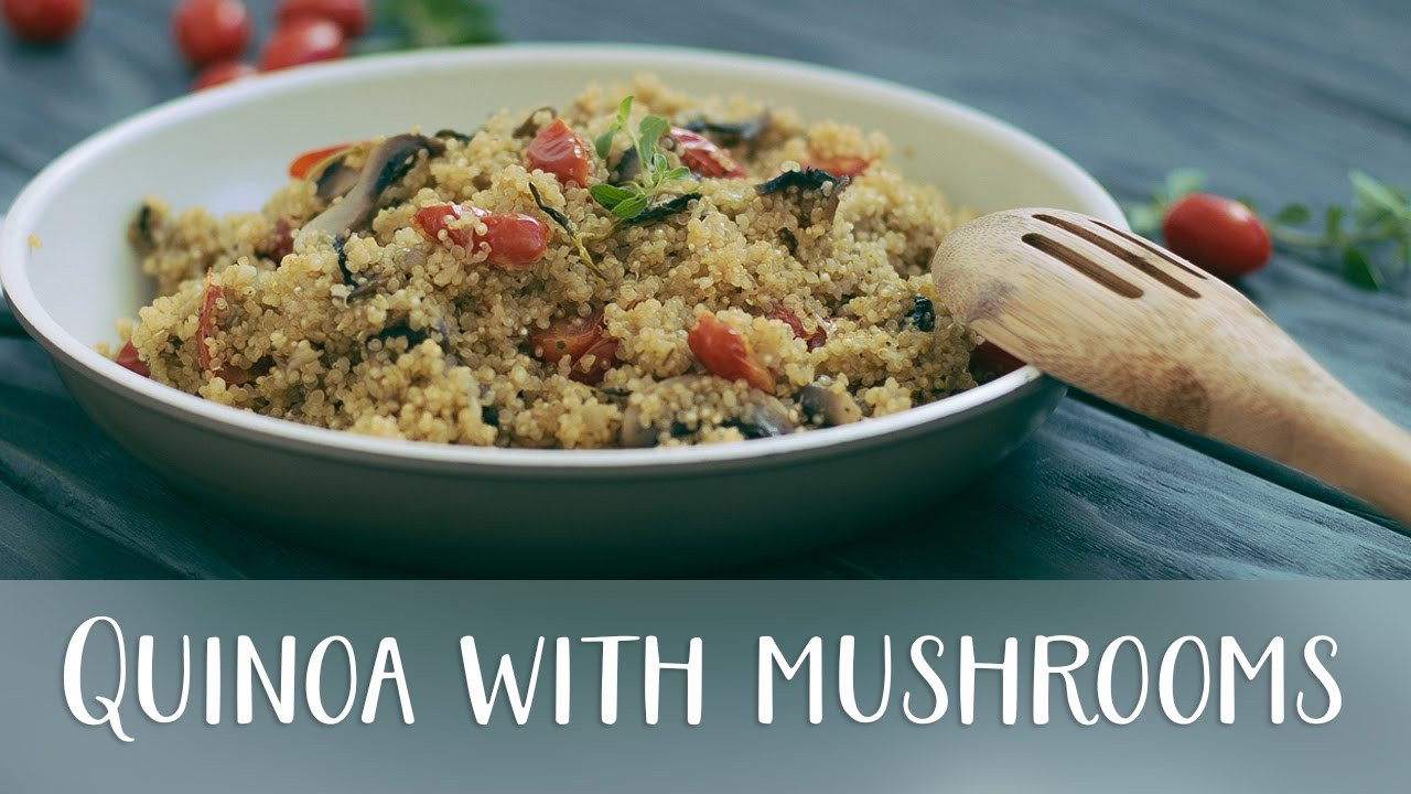 Quinoa With Mushrooms
 Quinoa with mushrooms