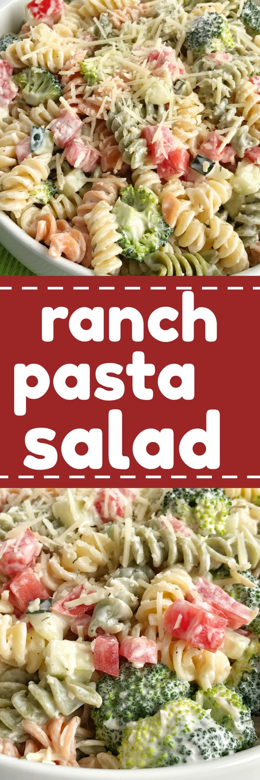 Ranch Pasta Salad Recipe
 Ranch Pasta Salad To her as Family
