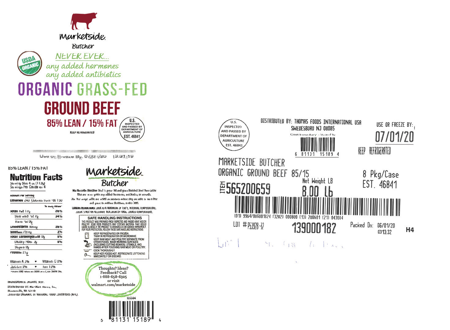 Recall Ground Beef
 Ground beef recalled for possible E coli contamination
