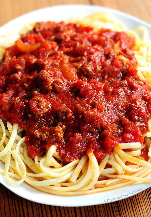 Receipes For Pasta Sauces
 Spaghetti Sauce Recipe
