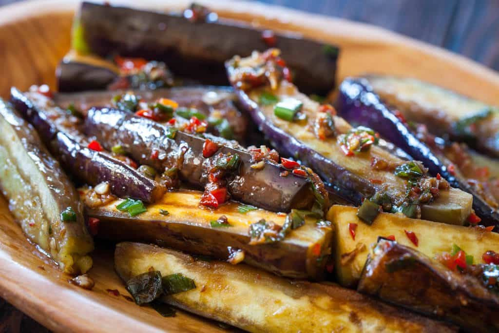 Recipe For Eggplant
 Chinese Eggplant Recipe with Spicy Garlic Sauce