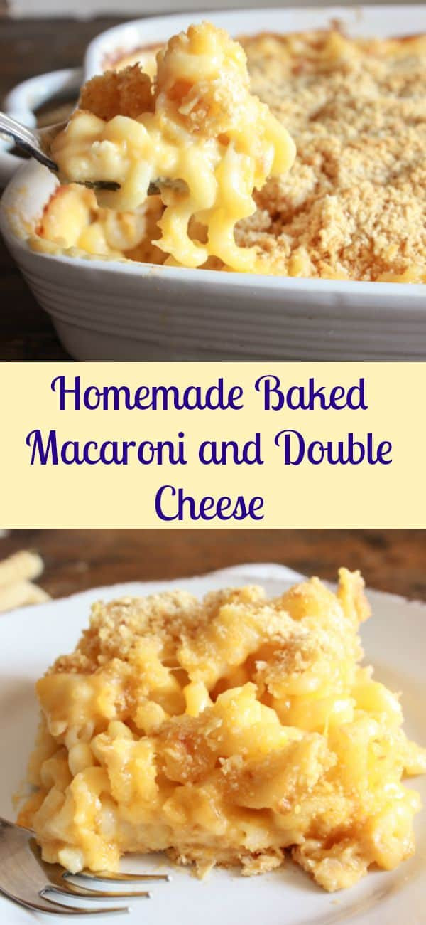 Recipe For Homemade Baked Macaroni And Cheese
 Homemade Baked Macaroni and Double Cheese