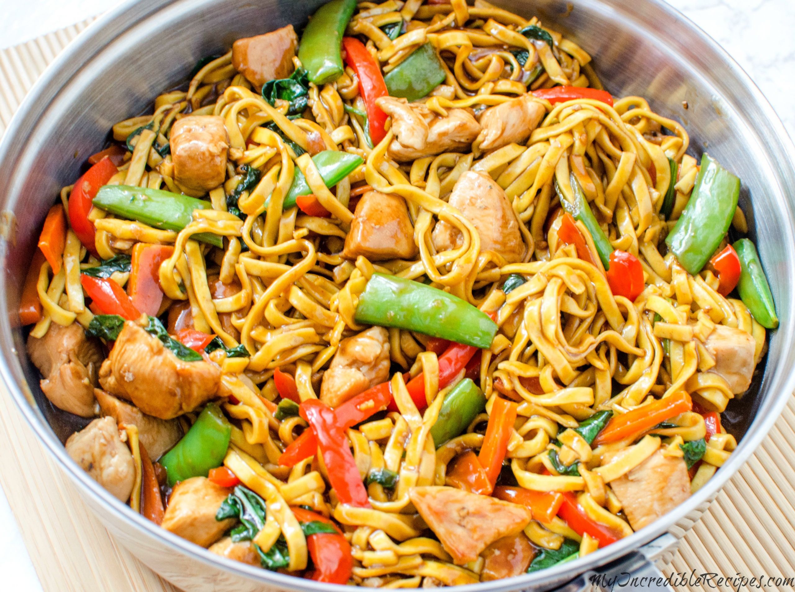 Recipe For Lo Mein Noodles
 Chicken Lo Mein – Homemade Takeout Style
