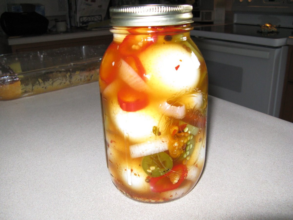 Recipe For Pickled Eggs
 The BEST spicy pickled EGGS recipe