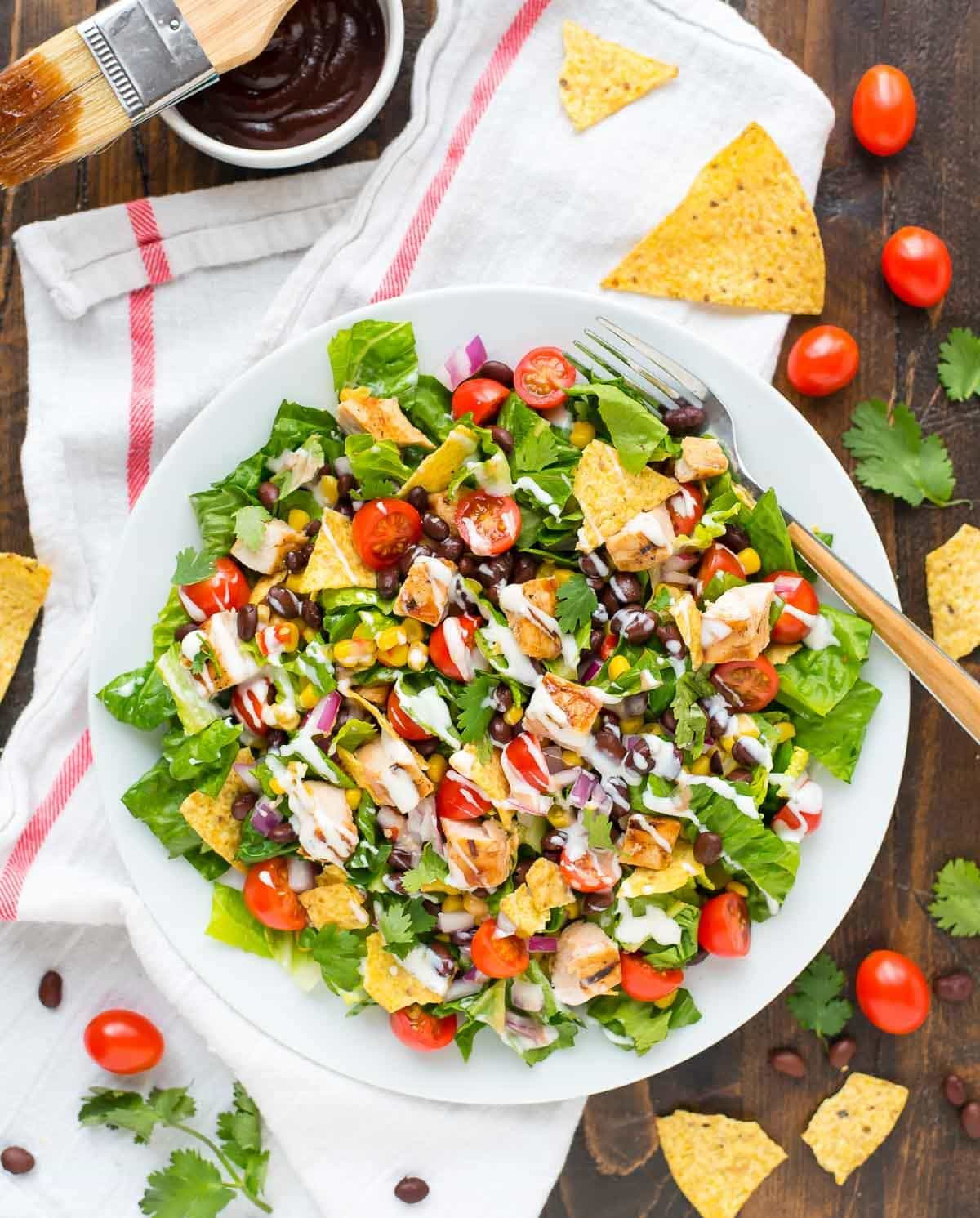 Recipes For Chicken Salad
 BBQ Chicken Salad Better Than a Restaurant  WellPlated