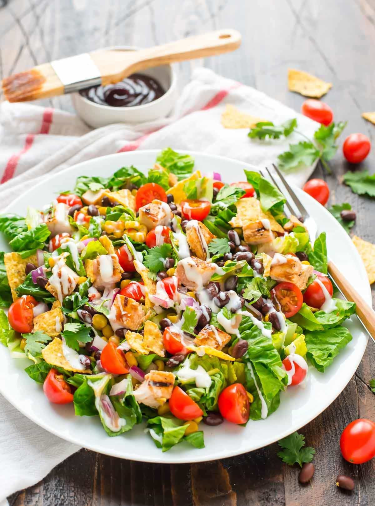 Recipes For Chicken Salad
 BBQ Chicken Salad Better Than a Restaurant  WellPlated