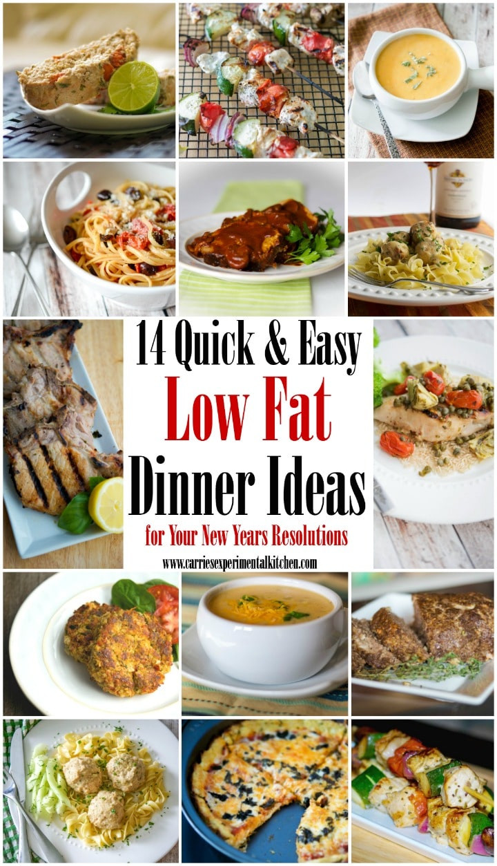 Recipes For Low Cholesterol
 14 Quick & Easy Low Fat Dinner Ideas