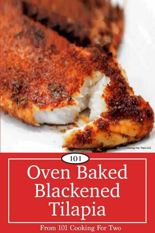 Recipes For Tilapia Fish In The Oven
 Oven Baked Blackened Tilapia
