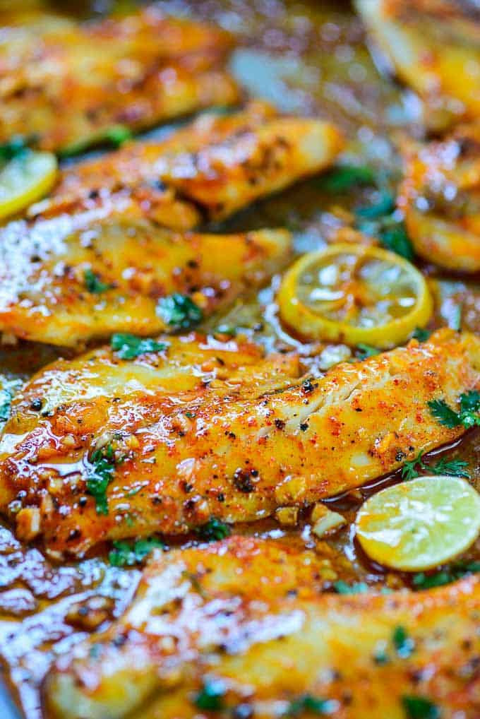 Recipes For Tilapia Fish In The Oven
 Lemon Garlic Baked Tilapia Recipe Step by Step Video