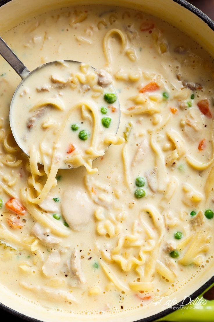 Recipes Using Cream Of Chicken Soup And Pasta
 Creamy Chicken Noodle Soup