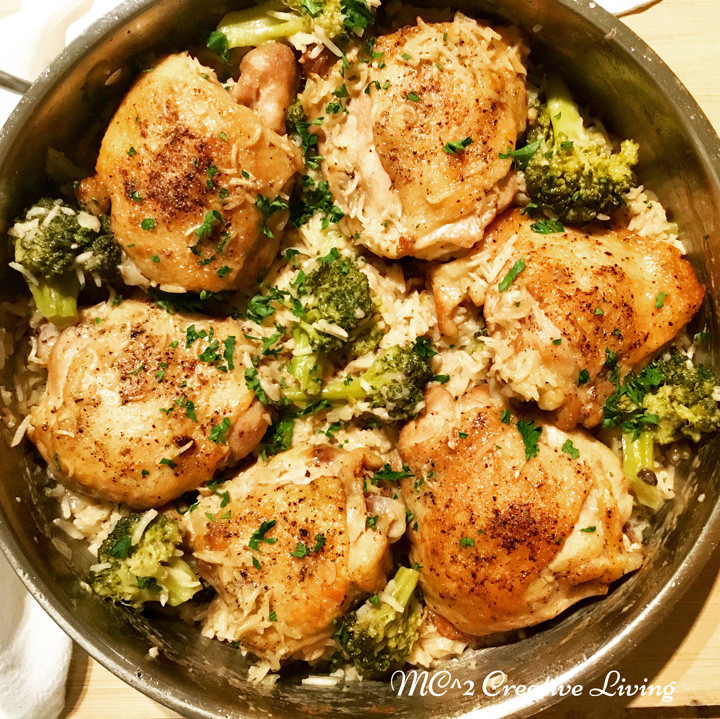 Recipes Using Cream Of Mushroom Soup And Chicken
 Chicken Thighs with Creamy Mushroom and Broccoli Rice