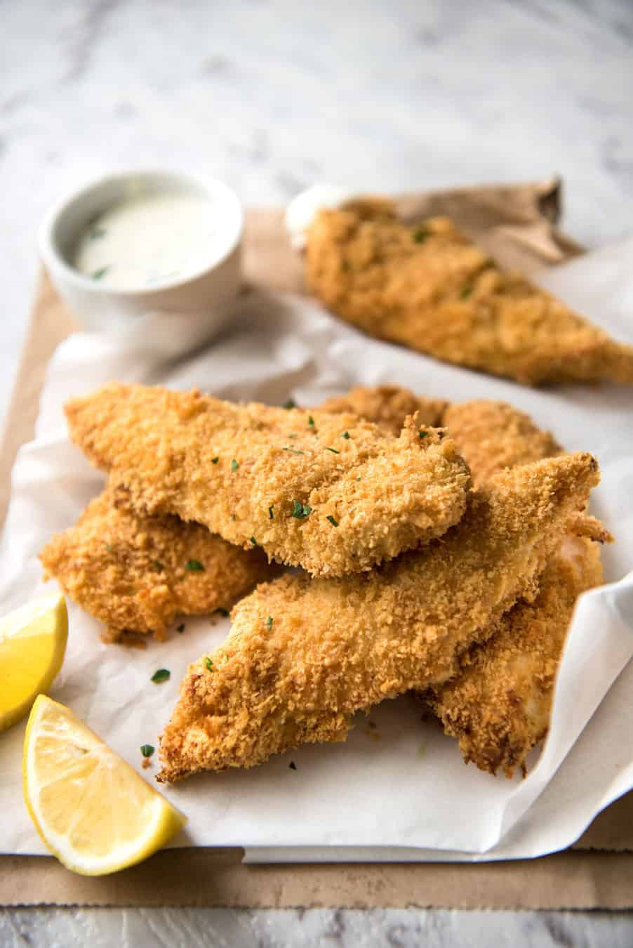 Recipes With Chicken Tenders
 Oven Fried Parmesan Chicken Tenders