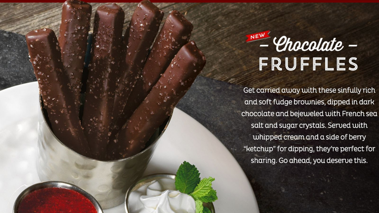Red Robin Desserts
 Red Robin Introduces Dunkable Brownies With Perplexing