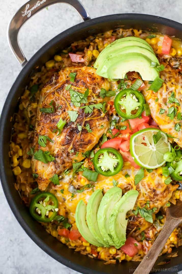 Rice Dinner Ideas
 e Pan Southwestern Chicken and Rice