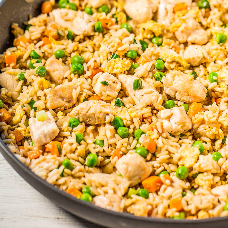 Rice Dinner Ideas
 Easy Better Than Takeout Chicken Fried Rice Averie Cooks