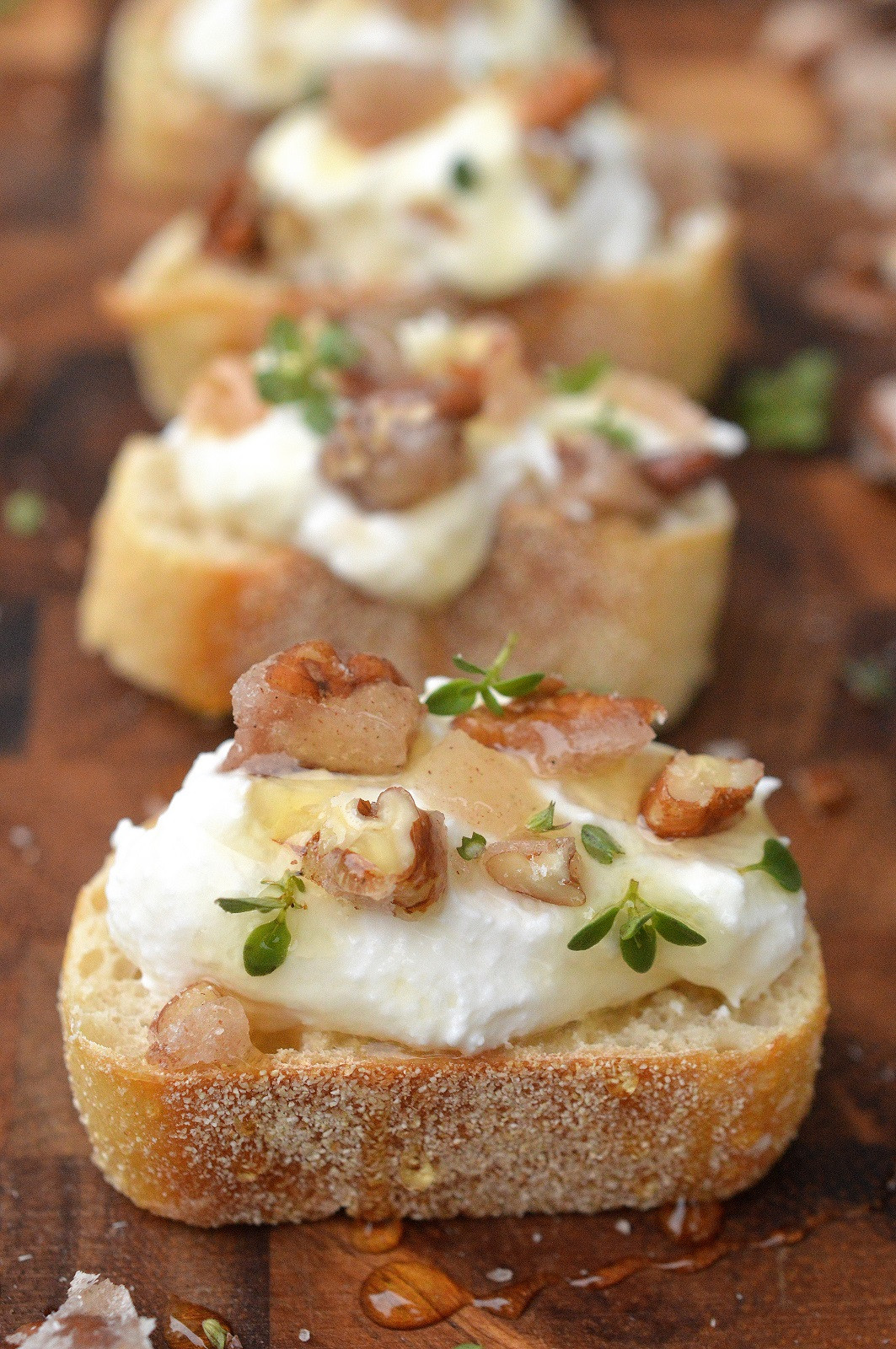Ricotta Cheese Appetizers
 Whipped Ricotta Crostini s
