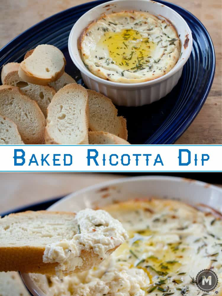 Ricotta Cheese Appetizers
 Baked Ricotta Dip with Garlic and Rosemary Macheesmo