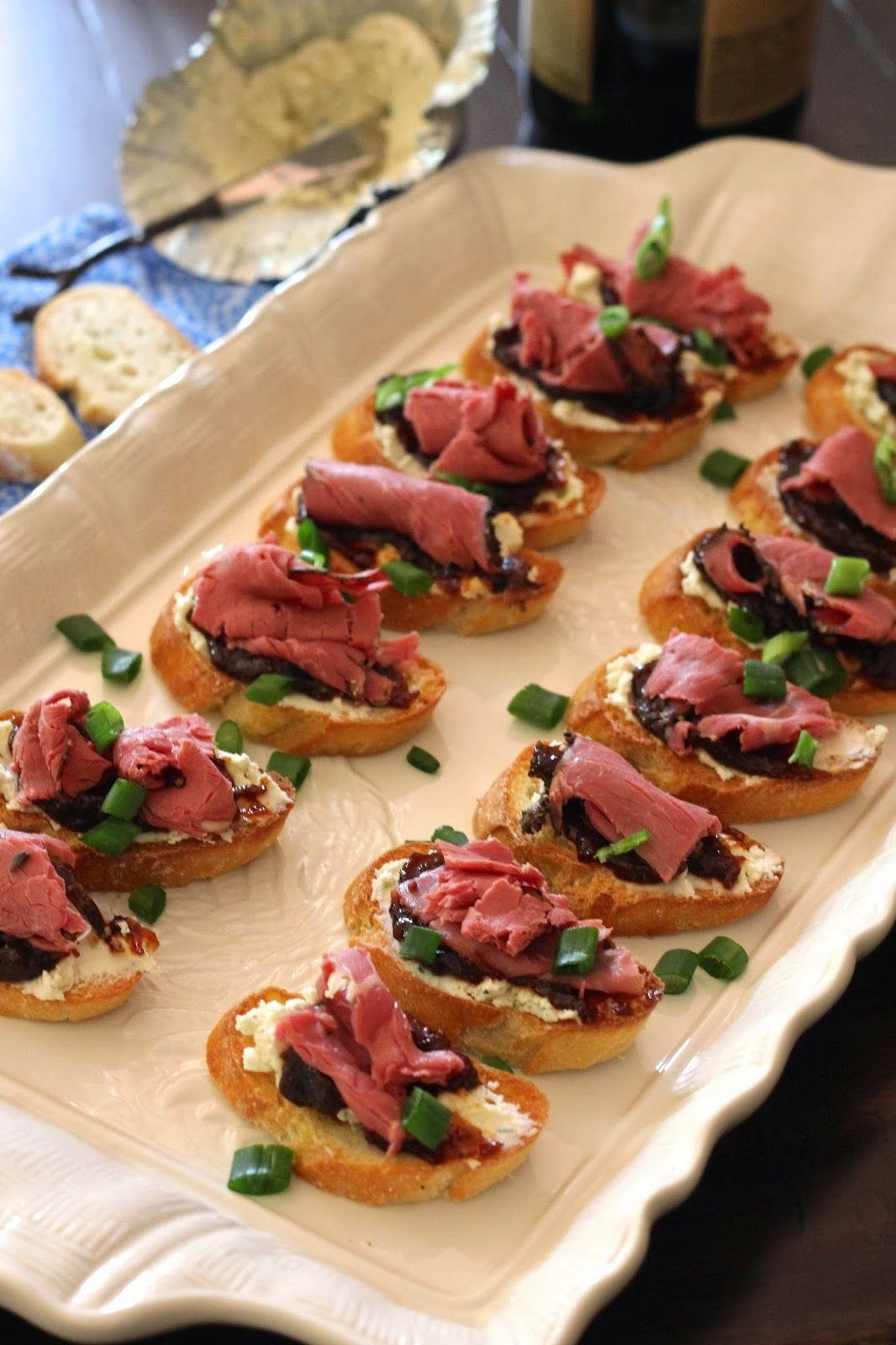 Roast Beef Appetizers
 Roast Beef Crostini A Perfect New Year s Eve appetizer