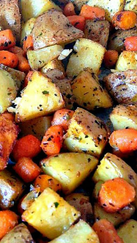 Roasted Baby Potatoes And Carrots
 Spiced Oven Baked Potatoes & Baby Carrots A popular