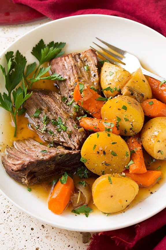 Roasted Baby Potatoes And Carrots
 Classic Pot Roast with Potatoes and Carrots Cooking Classy