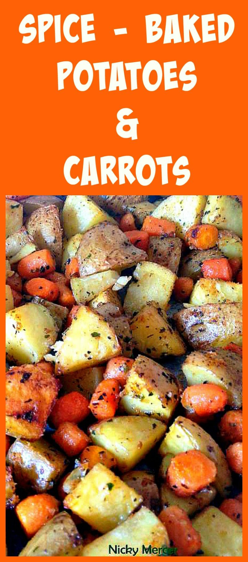 Roasted Baby Potatoes And Carrots
 Spiced Oven Baked Potatoes Baby Carrots A popular