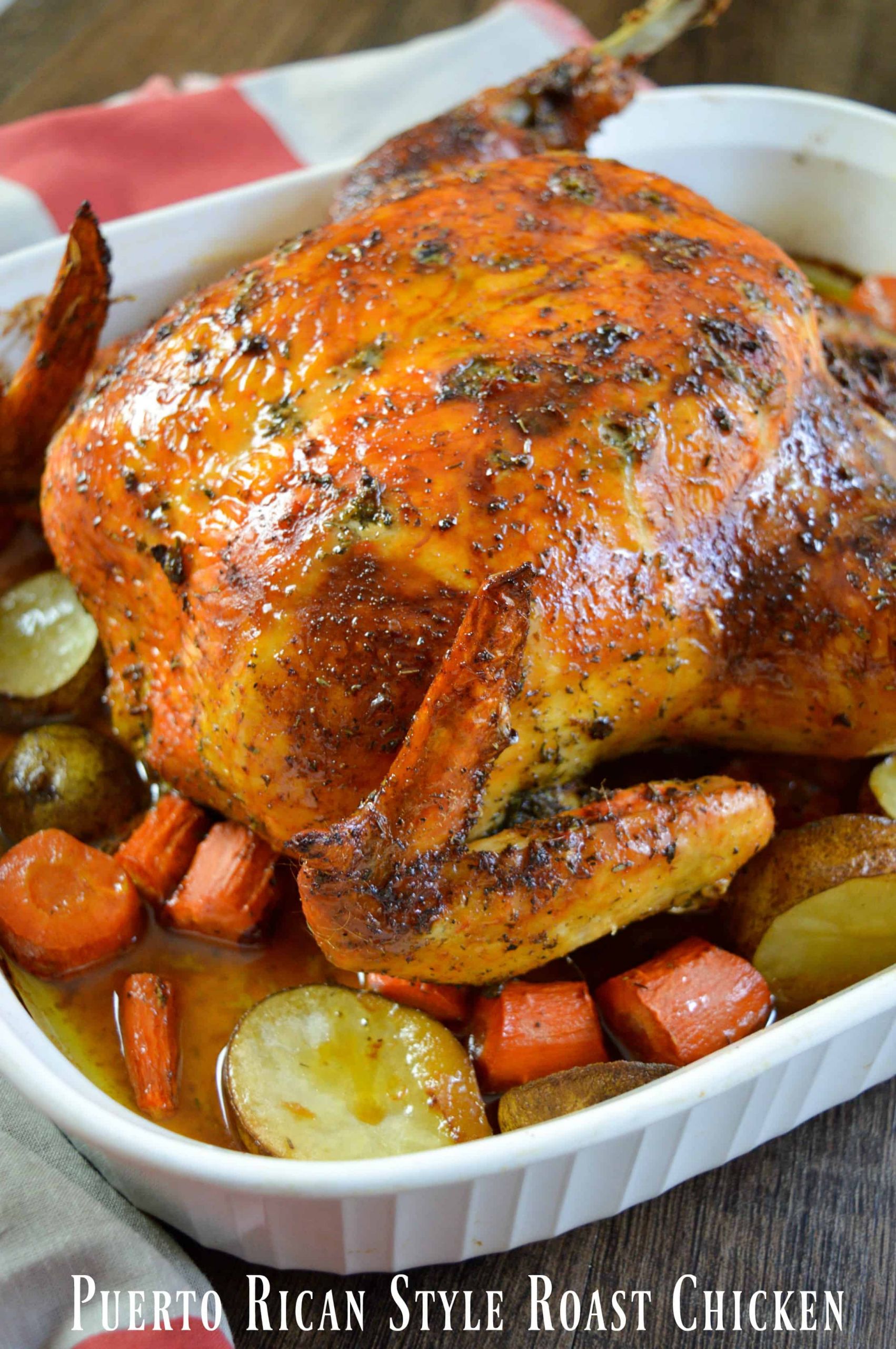 Roasted Chicken Recipe
 Puerto Rican Style Whole Roasted Chicken Recipe