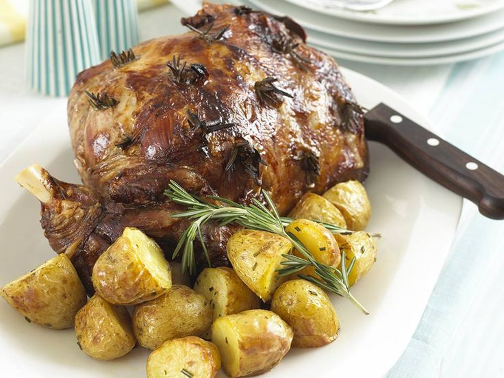 Roasted Leg Of Lamb With Potatoes
 Rosemary Garlic Roast Leg Lamb With Red Potatoes Recipe