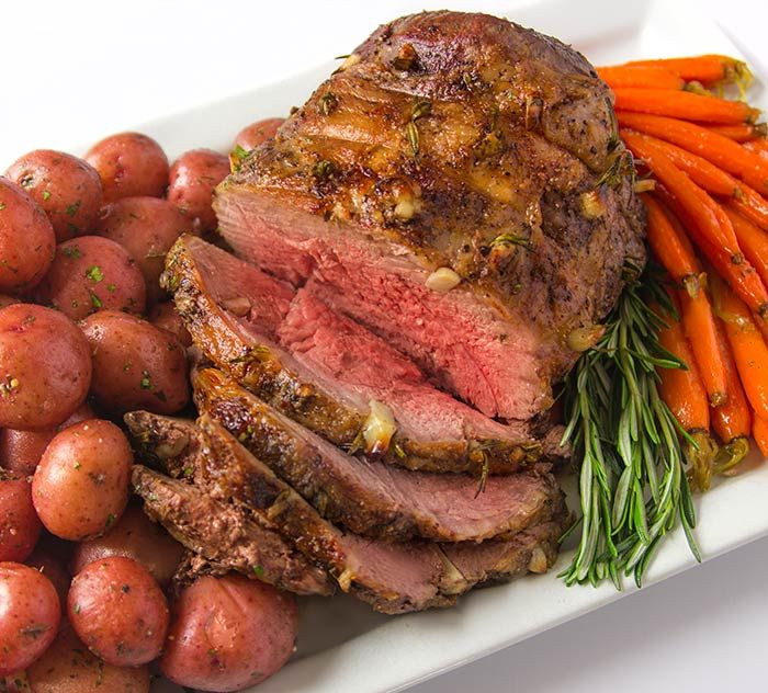 Roasted Leg Of Lamb With Potatoes
 Roast Leg of Lamb Recipe with Garlic and Rosemary Can d