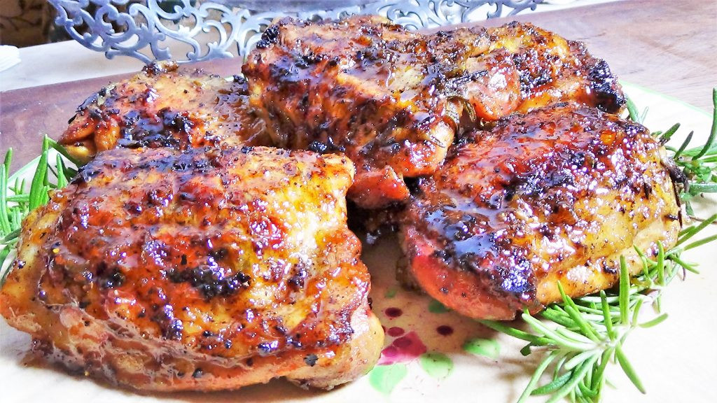 Rosemary Chicken Thighs
 Grilled Orange & Rosemary Chicken Thighs