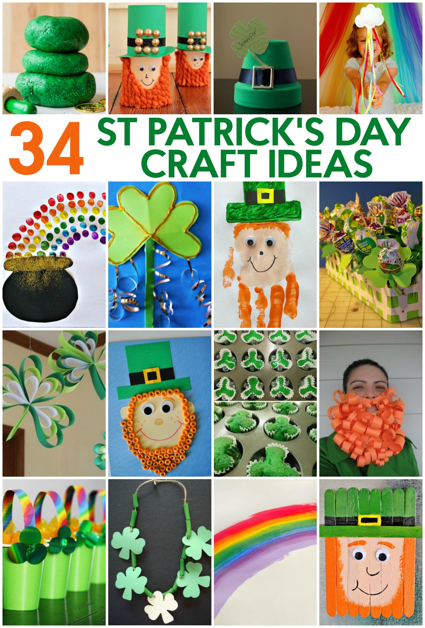 Saint Patrick's Day Crafts
 34 St Patrick s Day Craft Ideas A Little Craft In Your Day