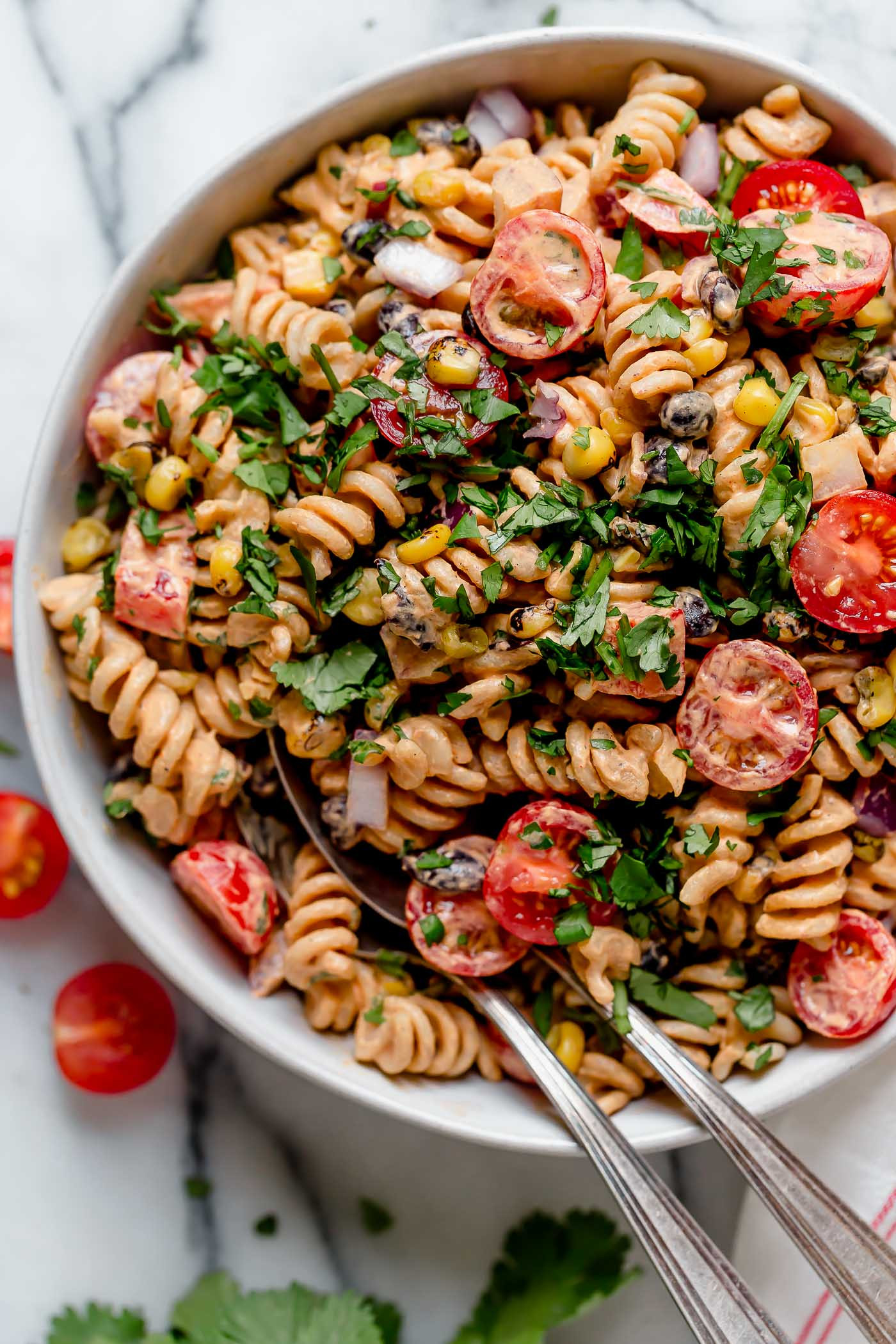 Salad Recipes Vegan
 vegan southwest pasta salad recipe make ahead plays