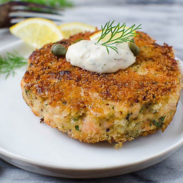 Salmon And Crab Cakes
 Crunchy Salmon Cakes
