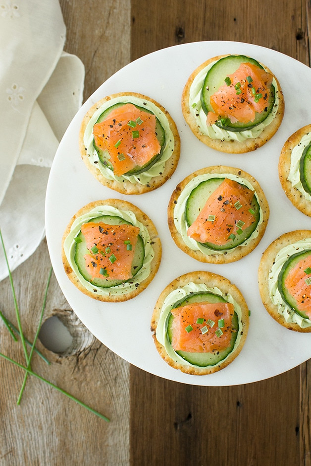 Salmon Appetizers With Cream Cheese
 Smoked Salmon & Cucumber Bites with Avocado Cream Cheese
