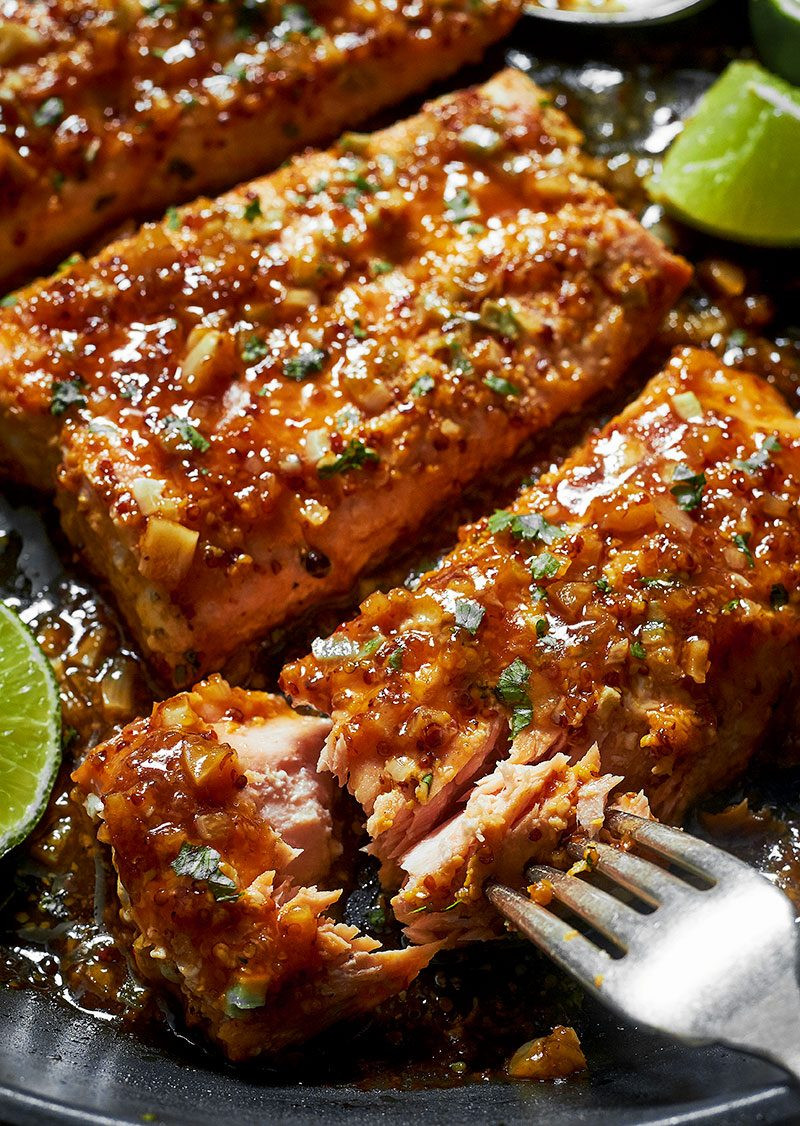 Salmon Fish Recipes
 Spicy Honey Garlic Salmon Recipe — Eatwell101