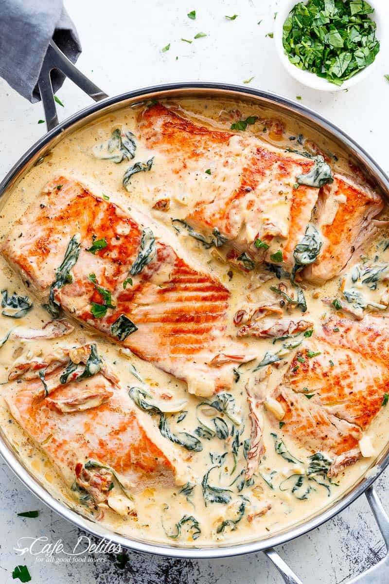 Salmon Fish Recipes
 10 Best Creamy Sauce for Salmon Fillet Recipes