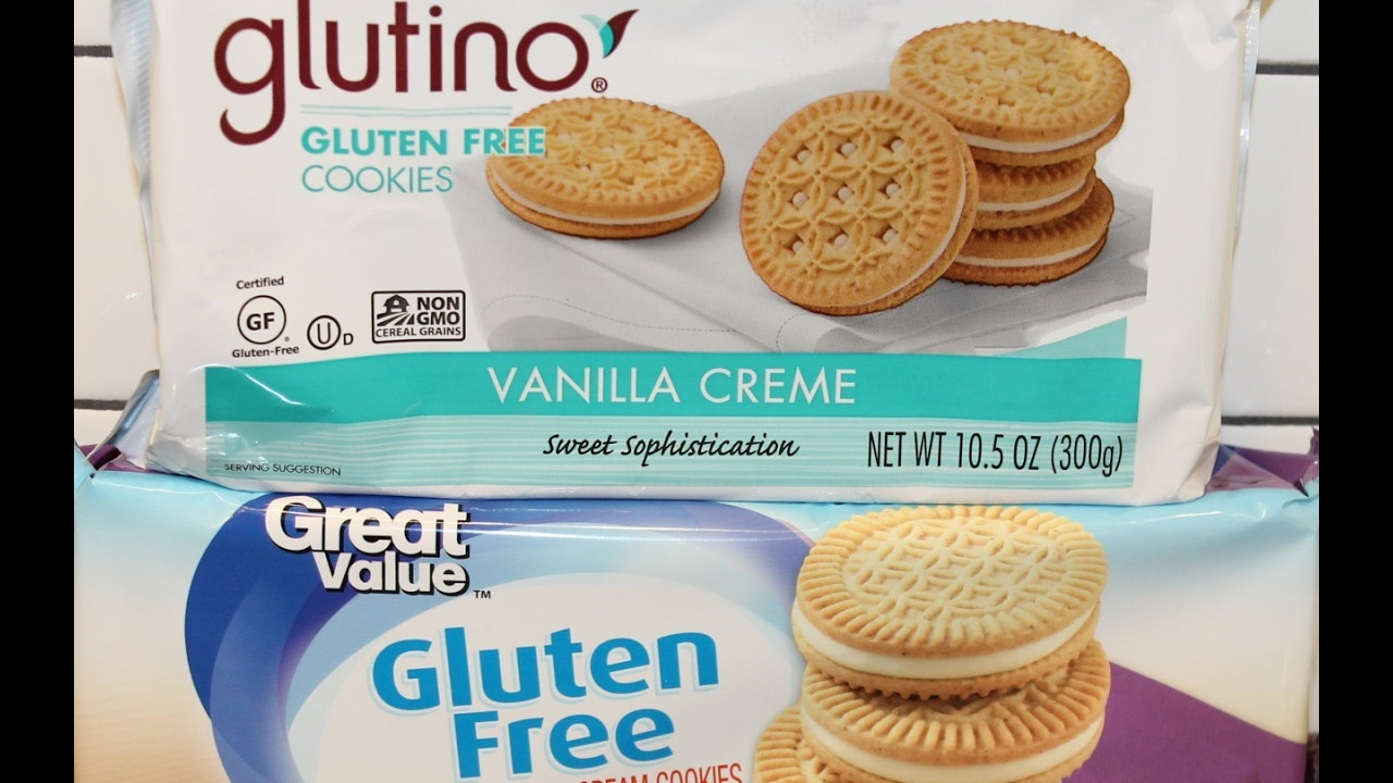 Sandwich Cookies Brands
 Glutino vs Great Value Gluten Free Vanilla Crème Cookies