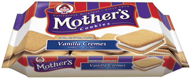 Sandwich Cookies Brands
 Mother s Vanilla Creme Sandwich Cookies Food