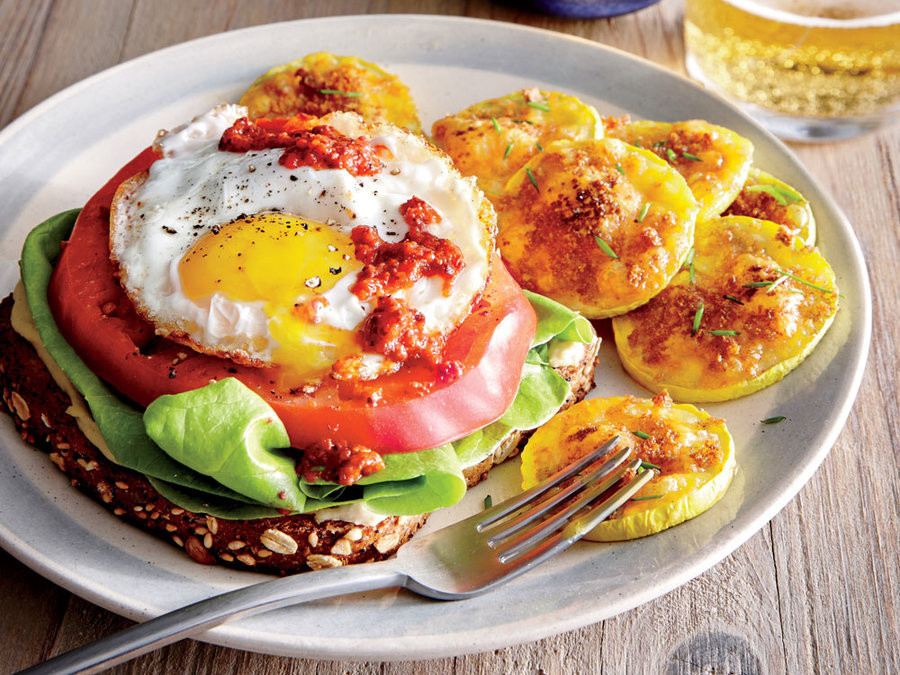 Sandwich Recipes For Dinner
 Egg and Tomato Open Faced Sandwiches Breakfast for