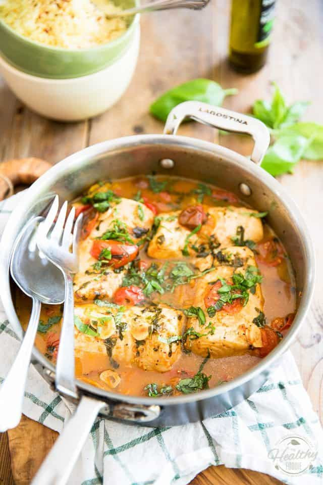 Sauce Recipes For Fish
 Easy Poached Fish Recipe in Tomato Basil Sauce • The
