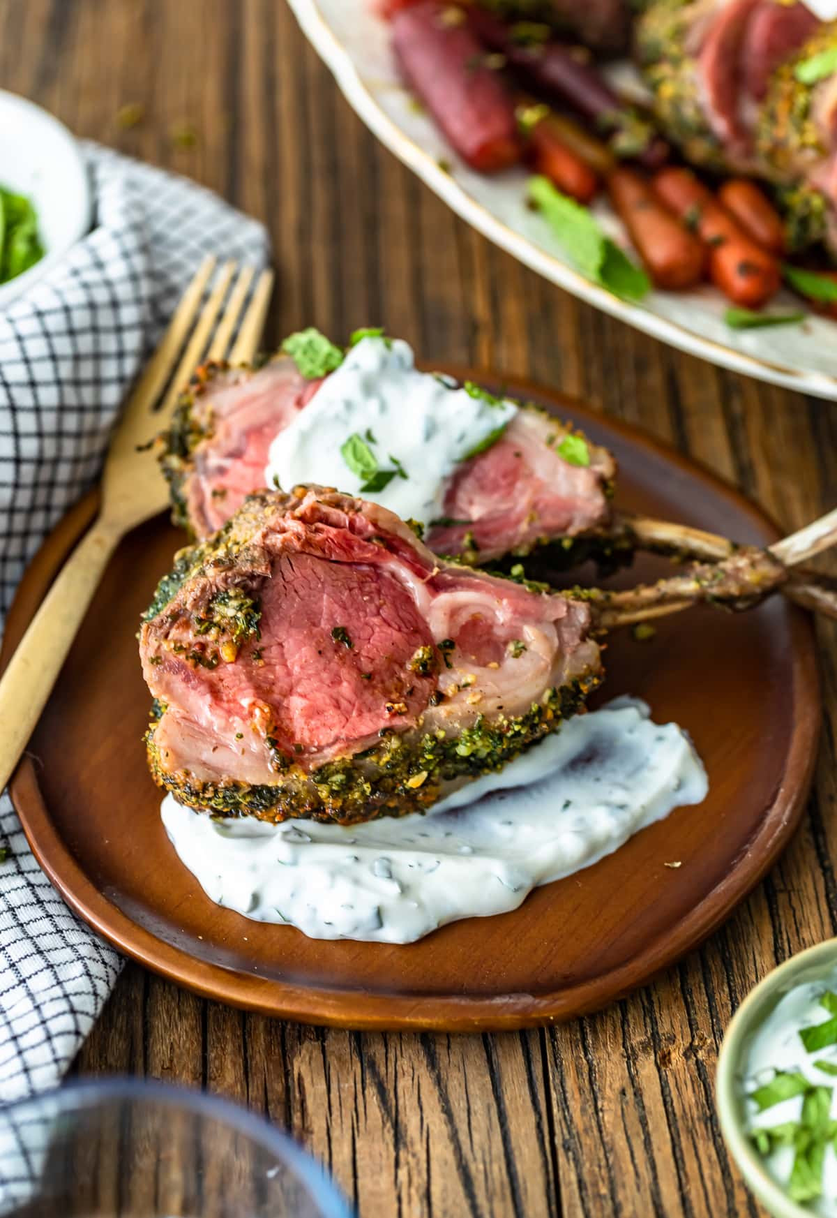 Sauces For Rack Of Lamb
 Herb Crusted Rack of Lamb Recipe with Mint Yogurt Sauce