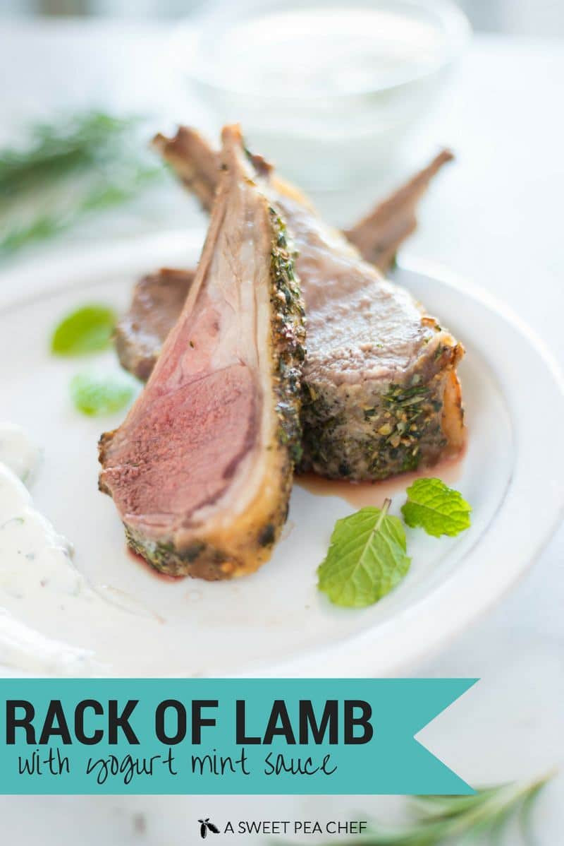Sauces For Rack Of Lamb
 Rack of Lamb with Yogurt Mint Sauce • A Sweet Pea Chef
