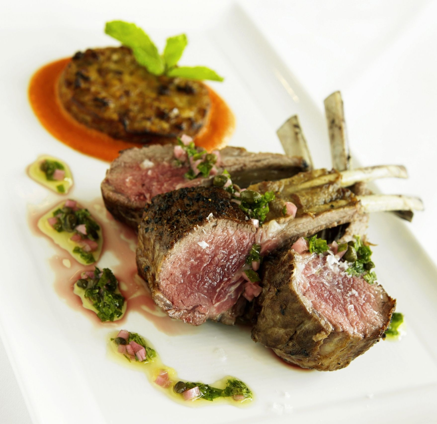 Sauces For Rack Of Lamb
 Rack of Lamb with Herb Caper Sauce Recipe